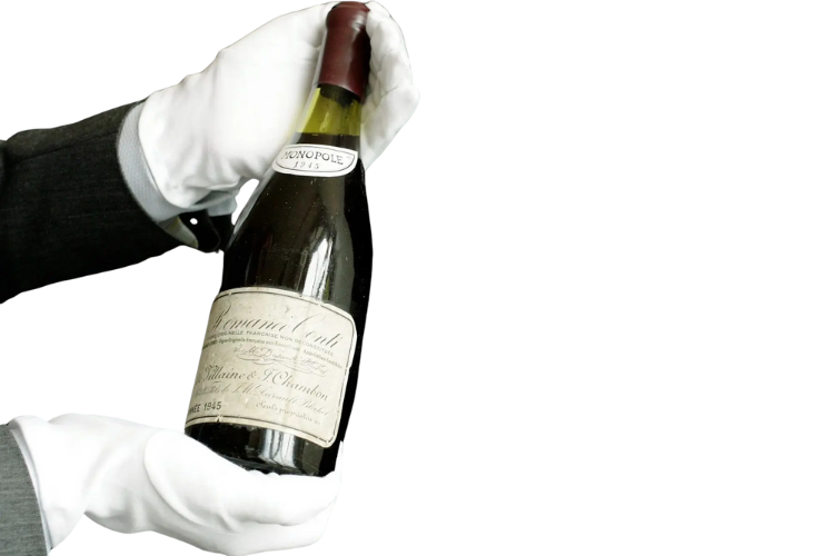 Domaine de la Romanée-Conti 1945 wine bottle